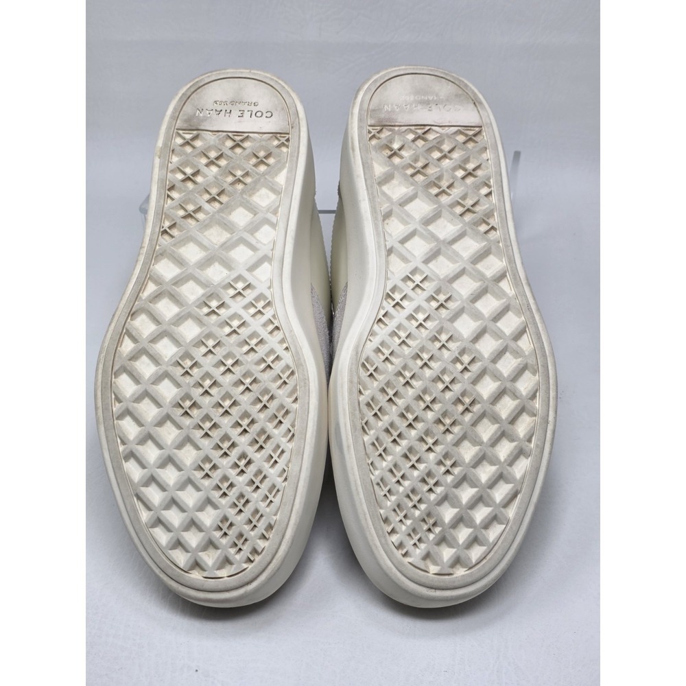 COLE HAAN Grand Crosscourt Mens Size 9 M White Gray Suede Sneakers C38992 - Picture 6 of 10